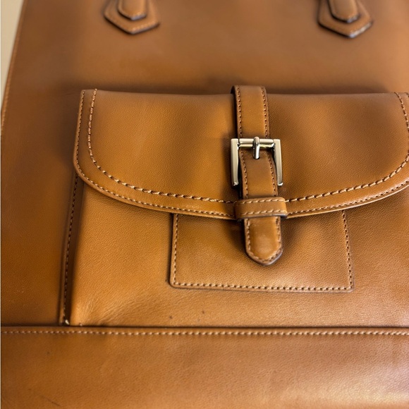 Coach Cognac Leather Charlie Tote Bag - Picture 4 of 16